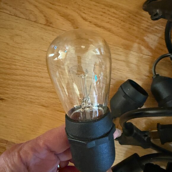 Smith & Hawken Outdoor String LIghts Industial Finish 10 Lights - Picture 5 of 9